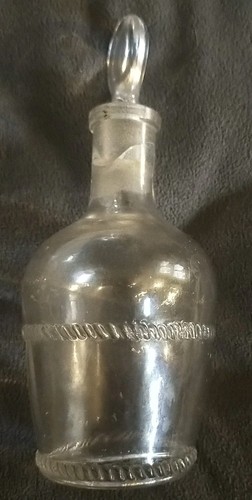 Ancien flacon 5cl verre - flacon,